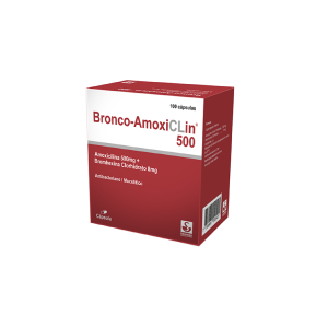 BRONCO AMOXICLIN x 500mg+8mg TABLETAx100