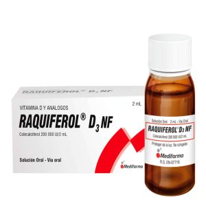 RAQUIFEROL D3 NF x 200000UI Solucion x2ml