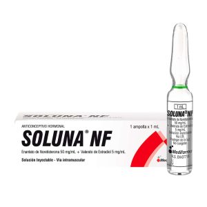 SOLUNA 50MG + 5MG  INYECTABLE 1ML