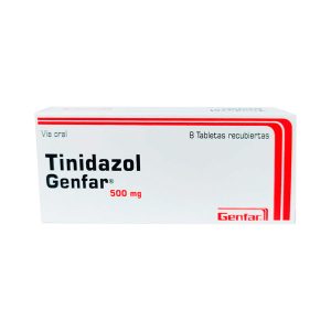 TINIDAZOL 500mg TABLETA x8
