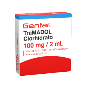 TRAMADOL 100mg/2ml Inyectable x10