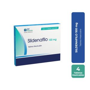 SILDENAFILO 100mg Tableta x4