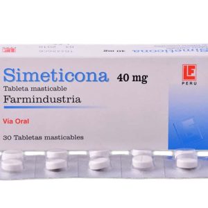 SIMETICONA 40mg Tableta Masticable x30