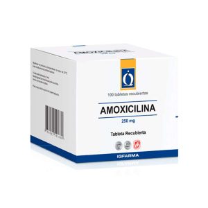 AMOXICILINA 250mg Tableta x100