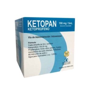 KETOPAN 100mg/5ml Inyectable x25