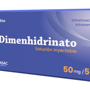 DIMENHIDRINATO 50mg/5ml Inyectable x10