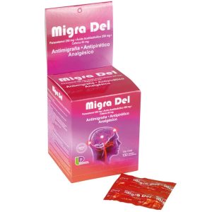 MIGRA DEL 250mg+250mg+65mg Sobre x50