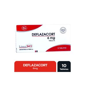 DEFLAZACORT 6mg Tableta x10