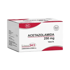 ACETAZOLAMIDA 250mg Tableta x100