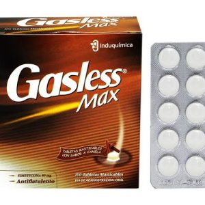 GASLESS MAX 80mg TABLETA x10