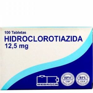 HIDROCLOROTIAZIDA 12.5mg Tableta x100