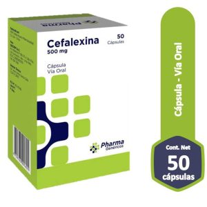 CEFALEXINA 500mg Capsulas x50