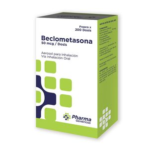 BECLOMETASONA 50Ág Inhalador x200 Dosis