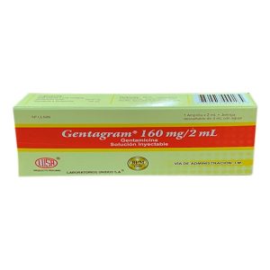 GENTAGRAM 160mg/2mL Inyectable x1