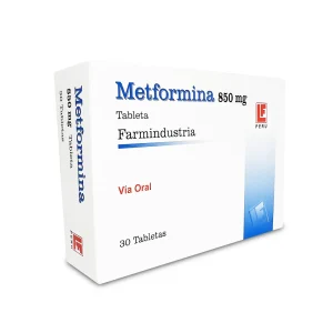 METFORMINA 850mg Tableta x30