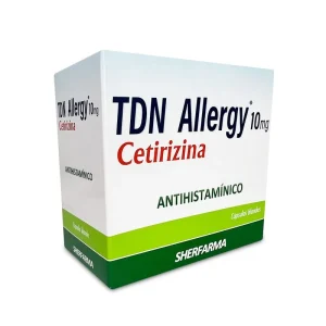 TDN ALLERGY 10mg Capsulas x100