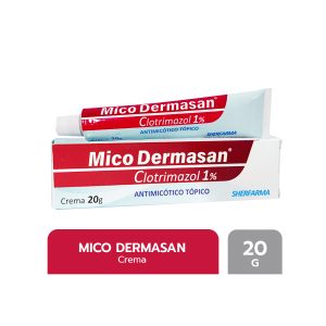 MICO DERMASAN 1%  CREMA Caja Tubo x20g x1