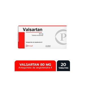 VALSARTAN 80mg Tableta x20