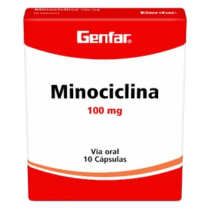 MINOCICLINA 100mg Capsulas x10