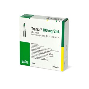 TRAMAL 100MG/2ML X 1 AMPOLLA