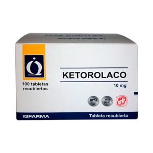 KETOROLACO 10mg Tableta x100