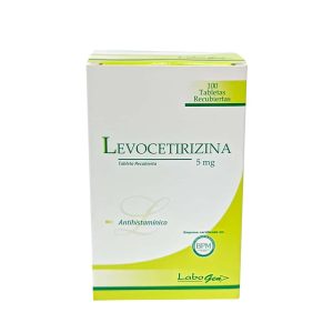 LEVOCETIRIZINA 5mg Tableta x100