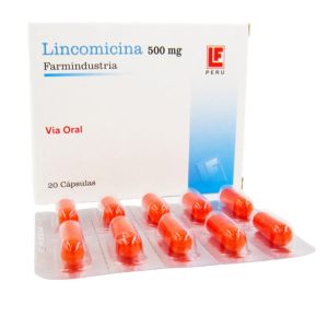 LINCOMICINA 500 mg Capsulas x20