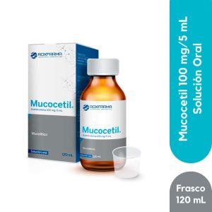 MUCOCETIL 100mg/5mL Solucion x120ml