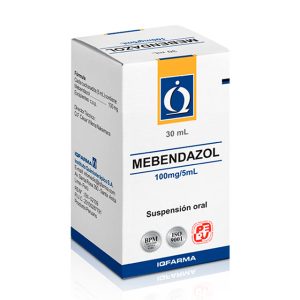 MEBENDAZOL 100mg/5mL Suspension x30ml