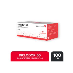 DICLODOR 50mg Tableta x100