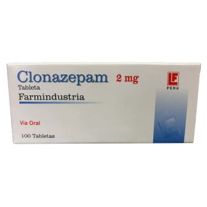 CLONAZEPAM 2mg Tableta x100