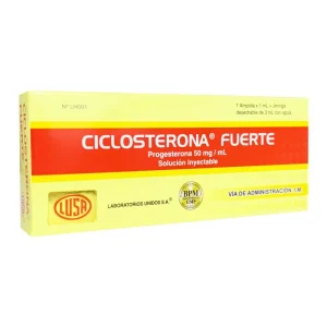 CICLOSTERONA FUERTE« 50mg/ml Inyectable x1