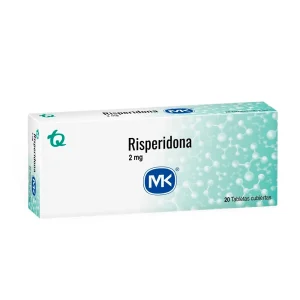 RISPERIDONA 2mg Tabletas x100