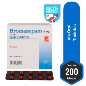 BROMAZEPAM 3mg  Tableta x200