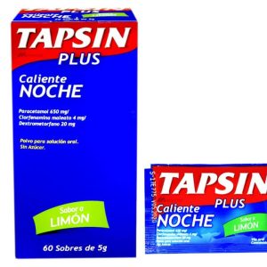 TAPSIN PLUS Caliente noche limon x60 Sobres