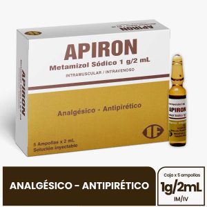 APIRON  1g/2mL INYECTABLE x 5  UND