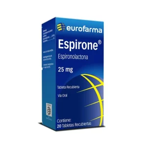 ESPIRONE 25mg Tableta x20
