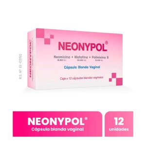 NEONYPOL Capsula Blanda Vaginal x12