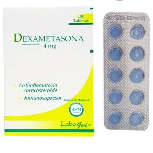 DEXAMETASONA 4mg Tableta x100
