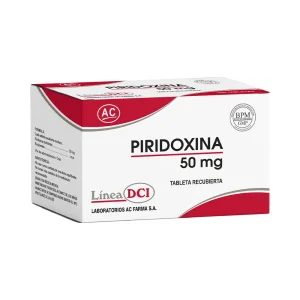 PIRIDOXINA 50mg Tableta x100