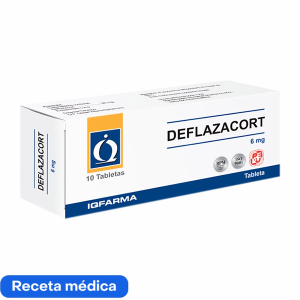 DEFLAZACORT 6MG Tableta x10