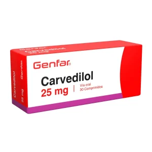 CARVEDILOL 25mg Tableta x30