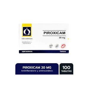 PIROXICAM 20mg Tableta x100