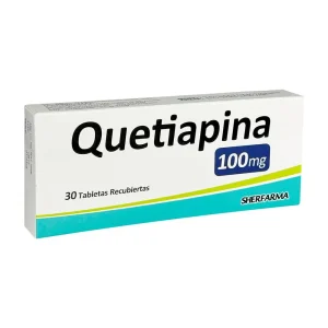 QUETIAPINA 100mg Tableta x30