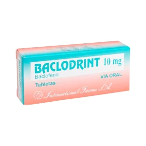 BACLODRINT 10mg Tableta x20