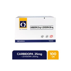 CARBIDOPA+LEVODOPA 25mg+250mg Tableta x100
