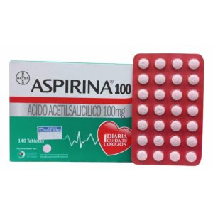 ASPIRINA 100 100mg Tableta x100