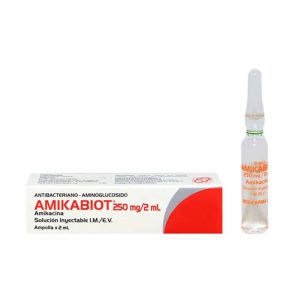 AMIKABIOT 250mg/2ml Inyectable x1
