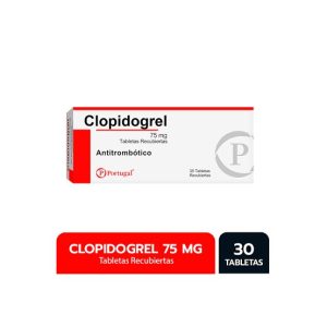 CLOPIDOGREL  75mg TABLETA x30