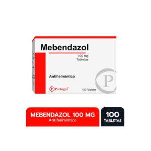 MEBENDAZOL 100mg Tabletas x100